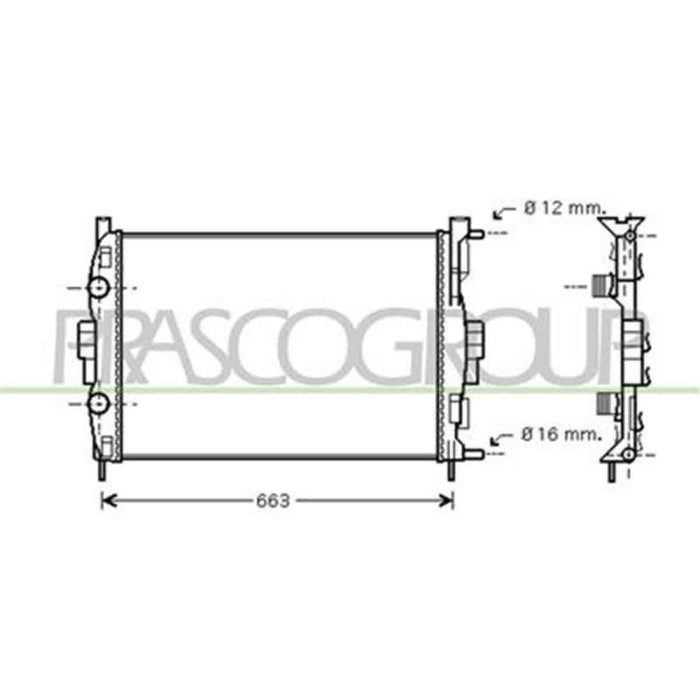 RN032R005_1.JPG Radiatore Per Renault Scenic Dal 2003 Al 2006