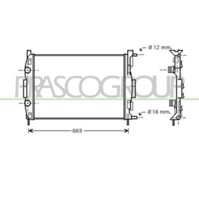 RN032R007_1.JPG Radiatore Per Renault Scenic Dal 2003 Al 2006