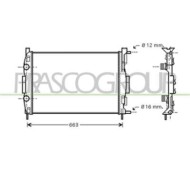 Radiatore Per Renault Scenic Dal 2003 Al 2006