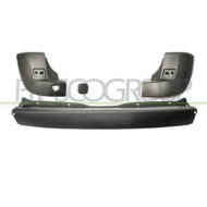 Kit Modanature Paraurti Posteriore Nera Goffrata (destra+centrale+sinistra) Per Renault Scenic Dal 2006 Al 2009