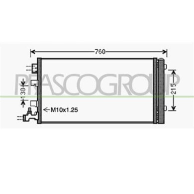 RN034C001_1.JPG Condensatore Per Renault Scenic Dal 2006 Al 2009