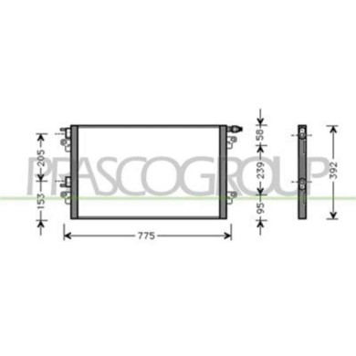 RN084C001_1.JPG Condensatore Per Renault Laguna Dal 2001 Al 2005
