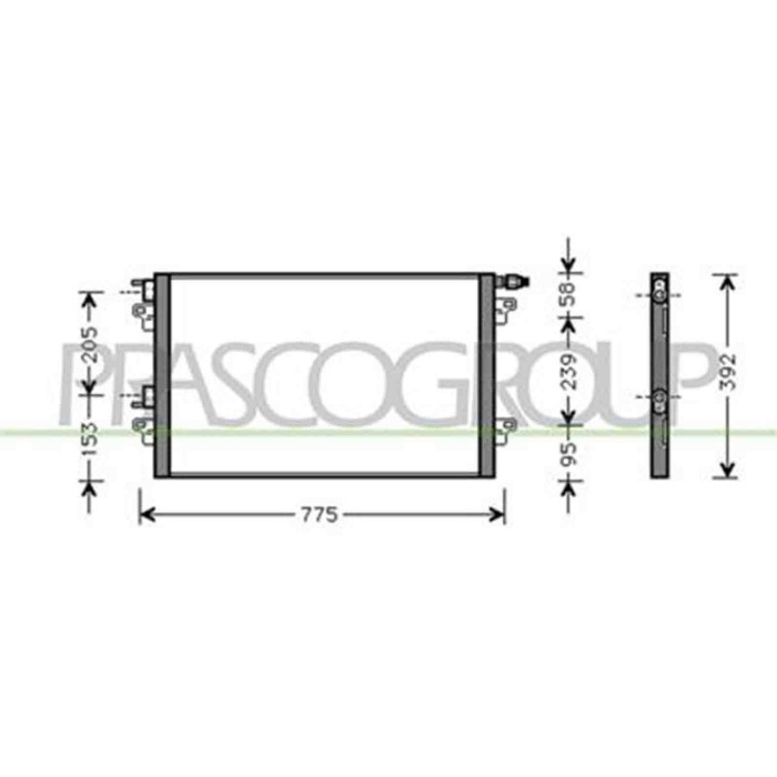 RN084C001_1.JPG Condensatore Per Renault Laguna Dal 2001 Al 2005