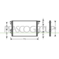 RN084C001_1.JPG Condensatore Per Renault Laguna Dal 2001 Al 2005