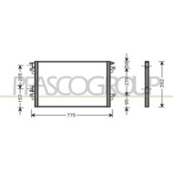 Condensatore Per Renault Laguna Dal 2005 Al 2007