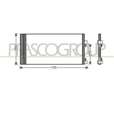 RN086C001_1.JPG Condensatore Per Renault Laguna Dal 2007 Al 2010