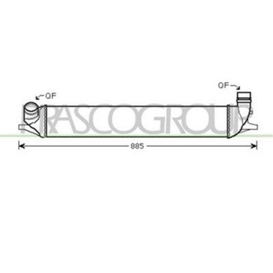 RN086N001_1.JPG Intercooler Per Renault Laguna Dal 2007 Al 2010