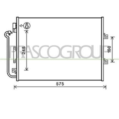 RN306C001_1.JPG Condensatore Per Renault Twingo Basic Dal 2007 Al 2012