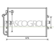 Condensatore Per Renault Twingo Basic Dal 2007 Al 2012