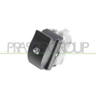 Interruttore Alzacristallo Nero Per Renault Clio Dal 2001 Al 2005