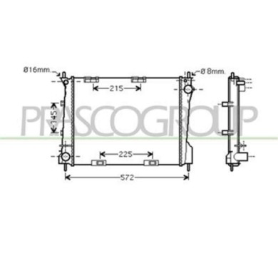 RN325R003_1.JPG Radiatore Per Renault Clio Dal 2005 Al 2009