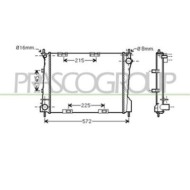Radiatore Per Renault Clio Dal 2005 Al 2009