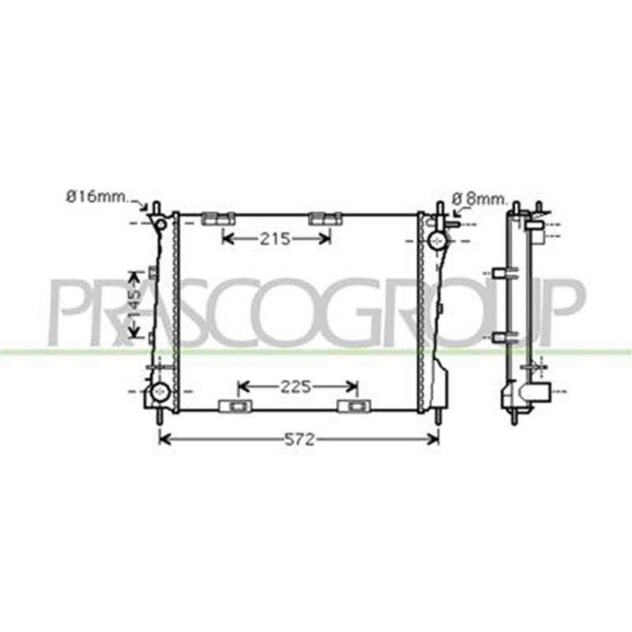 RN325R004_2.JPG Radiatore Per Renault Clio Dal 2005 Al 2009