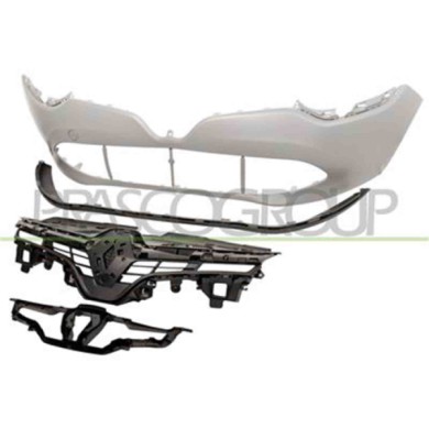 RN3291000_1.JPG Paraurti Anteriore Con Primer Per Renault Clio Dal 2012 Al 2016