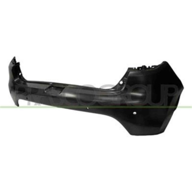 RN3291081_1.JPG Paraurti Posteriore Nero Per Renault Clio Dal 2012 Al 2016