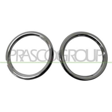 GUIDA_ALLA_SCELTA.JPG Kit Cornici Fendinebbia Cromate (destra+sinistra) Per Renault Clio Dal 2012 Al 2016
