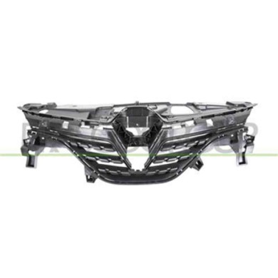 RN3322001_2.JPG Griglia Radiatore Nera Per Renault Clio Dal 2019