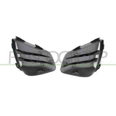 RN3322115_1.JPG Kit Griglie Paraurti Anteriore Nere Senza Sede Fendi (destra+sinistra) Per Renault Clio Dal 2019