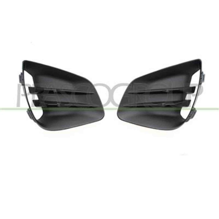 RN3322115_2.JPG Kit Griglie Paraurti Anteriore Nere Senza Sede Fendi (destra+sinistra) Per Renault Clio Dal 2019