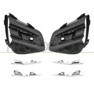 RN3322145_1.JPG Kit Griglie Paraurti Anteriore Nera Goffrata Per Renault Clio Dal 2019