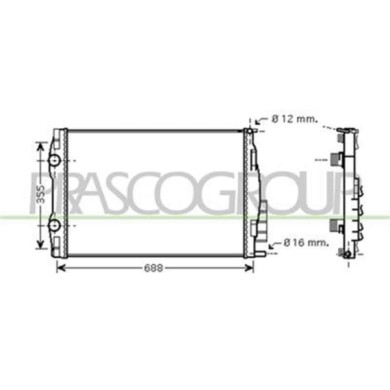 RN422R001_1.JPG Radiatore Per Renault Megane Dal 2006 Al 2008