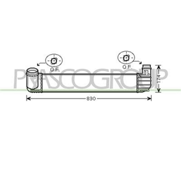 RN424N001_1.JPG Intercooler Per Renault Megane Dal 2008 Al 2012
