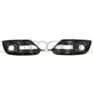 Kit Griglie Paraurti Anteriore Con Sede Fendi Con Sede Luci Diurne Per Renault Megane Dal 2014 Al 2016