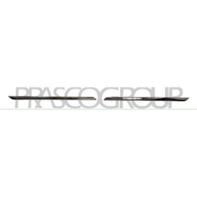 GUIDA_ALLA_SCELTA.JPG Kit Profili Cromati Griglia Radiatore 2 Pz. (destro+sinistro) Per Renault Megane Dal 2014 Al 2016
