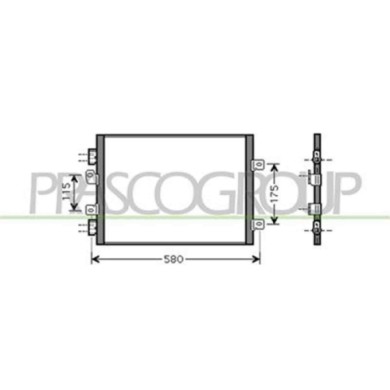 RN916C003_1.JPG Condensatore Per Renault Kangoo Dal 1997 Al 2003