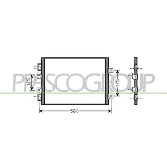 RN916C003_1.JPG Condensatore Per Renault Kangoo Dal 1997 Al 2003