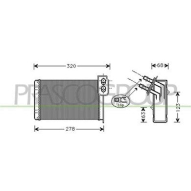 RN916H001_1.JPG Riscaldatore Per Renault Kangoo Dal 1997 Al 2003