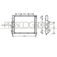Radiatore Per Renault Kangoo Dal 1997 Al 2003