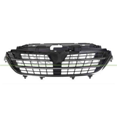 RN9382011_2.JPG Griglia Radiatore Nera Con Modanature E Cornice Cromate Per Renault Trafic (x82) Dal 2019 Al 2021