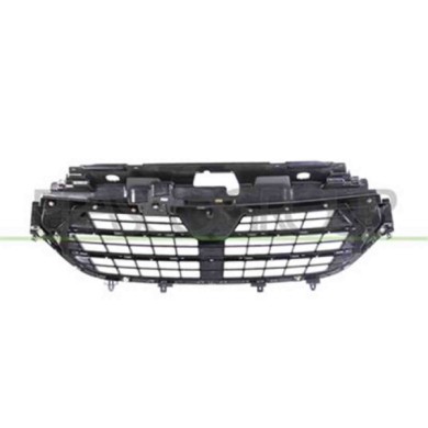 RN9382011_3.JPG Griglia Radiatore Nera Con Modanature E Cornice Cromate Per Renault Trafic (x82) Dal 2019 Al 2021