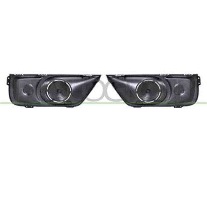 RN9582125_1.JPG Kit Griglie Paraurti Anteriore Nere Con Tracce Fendi (destra+sinistra) Per Renault Master Dal 2019