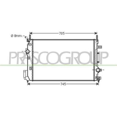 SA017R001_1.JPG Radiatore Per Saab 9-3 Dal 2008