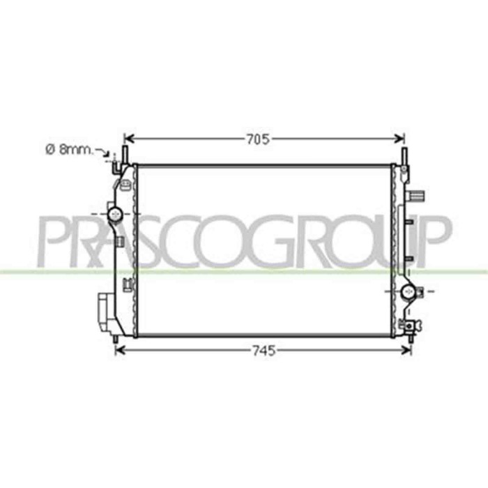 SA017R001_1.JPG Radiatore Per Saab 9-3 Dal 2008