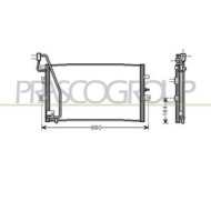 Condensatore Per Saab 9-5 Dal 1997 Al 2006