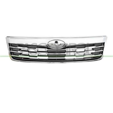 SB8162001_2.JPG Griglia Radiatore Nera Con Modanatura Cromata Per Subaru Forester (sh) Dal 2008 Al 2013