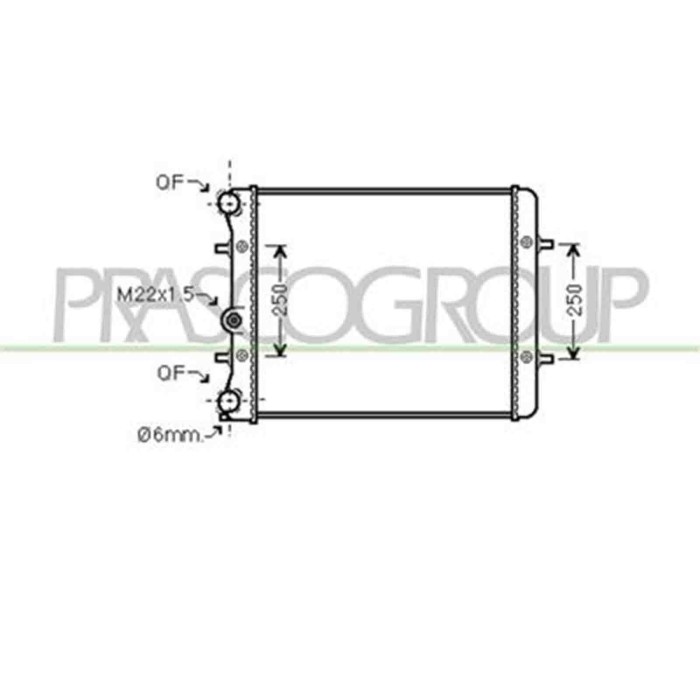 SK020R003_1.JPG Radiatore Per Skoda Octavia Dal 1997 Al 2000