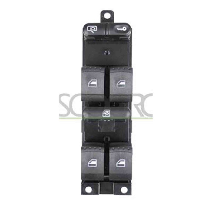 SK024WS04_1.JPG Pulsantiera Nera Per Skoda Octavia Dal 1997 Al 2000