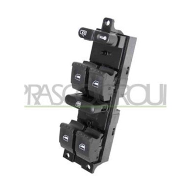 SK024WS04_2.JPG Pulsantiera Nera Per Skoda Octavia Dal 1997 Al 2000