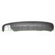 Spoiler Paraurti Posteriore Nero/goffrato Con Scarico Doppio A Sinistra Per Skoda Superb Dal 2008 Al 2013
