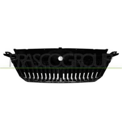 SK4242011_1.JPG Griglia Radiatore Nera Lucida Con Modanature Cromate Per Skoda Superb Dal 2015 Al 2019