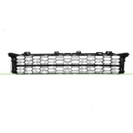 SK4242130_1.JPG Griglia Centrale Paraurti Nera Con Modanatura Cromata Per Skoda Superb Dal 2015 Al 2019