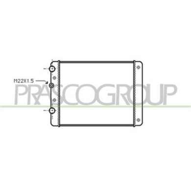 ST001R004_1.JPG Radiatore Per Seat Arosa Dal 1997 Al 2000