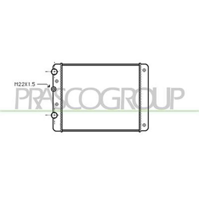 ST001R004_1.JPG Radiatore Per Seat Arosa Dal 1997 Al 2000