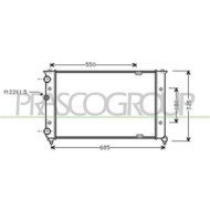 ST027R008_1.JPG Radiatore Per Seat Ibiza Dal 1993 Al 1996