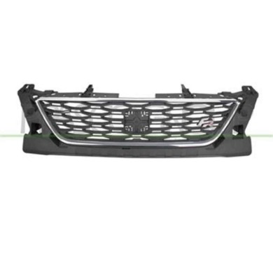 ST4272001_1.JPG Griglia Radiatore Nera Con Cornice Cromata Per Seat Leon Fr/cupra Dal 2013 Al 2016