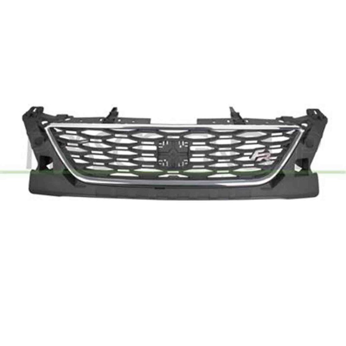 ST4272001_1.JPG Griglia Radiatore Nera Con Cornice Cromata Per Seat Leon Fr/cupra Dal 2013 Al 2016